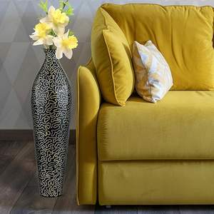 Wholesale Indoor Home Decorative Metal Flower Vase Luxury Design Black Flower Vase <b>for</b> Wedding Event Decoration - Product Image 4
