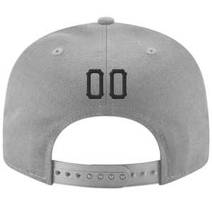 Premium Logo Personnalisé Broderie 100% Coton Snapback Cap Fashion Hip Hop Flat Brim Hat - Product Image 3