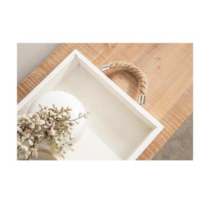 ถาดสี่เหลี่ยมผืนผ้าพร้อมที่จับถาดกาแฟพรีเมี่ยมผู้ค้าส่งผู้ผลิต - Product Image 6