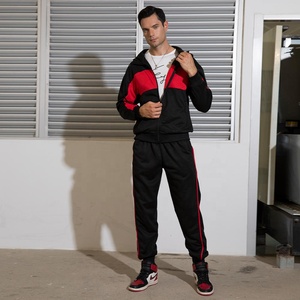 Custom Men Good Quality Men's Tracksuit Sportswear Jogging Zip Up Polyester <b>Wind</b> <b>Breaker</b> Men's Tracksuit - Product Image 5