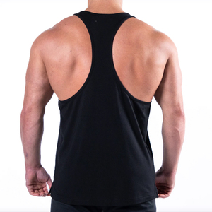 Men's Sleeveless Gym <b>Vest</b> Breathable Workout Muscle <b>Stringer</b> Cut-Off Y Back Tank Tops Spandex/Cotton High Street Wholesale - Product Image 2