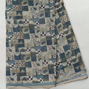 Approvisionnement d'usine 100% coton doux été robe chemise tissus naturel mode Style léger et pour l'hiver Saree - Product Image 1