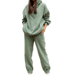 2025 personnalisé deux pièces sérigraphie survêtements surdimensionné coton Streetwear survêtement vêtements de sport survêtements pour hommes sweats à capuche ensembles - Product Image 1