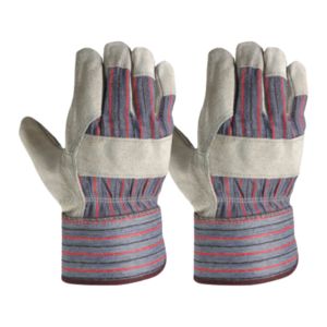 Gants de sécurité confortables en cuir de vachette fendu Canadian Rigger résistants à la chaleur pour la protection du soudage industriel - Product Image 3