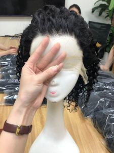 Peluca de encaje Frontal largo de cabello humano 100%, cutícula de encaje transparente alineada para todos los colores y rango de peso - Product Image 6