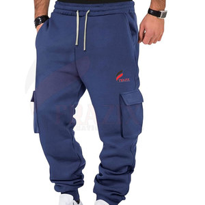 Fashionable <b>Men</b> Cargo Pants Loose Fit Straight Pattern Lightweight High Waist Comfortable Casual Pants - Product Image 3
