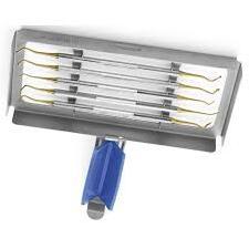 Instruments de remplissage dentaires composites Ensemble détartreur de 5 pièces avec cassette de stérilisation Ensemble dentaire instruments chirurgicaux - Product Image 2