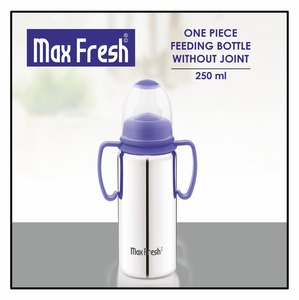 ขวดป้อนนมสำหรับเด็กทารก Maxfresh 304ทำจากสเตนเลสขวดมีหูจับ - Product Image 2