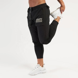 Pantalones deportivos informales de invierno para hombre, pantalones de chándal para entrenamiento, pantalones de lana, Paneles sólidos, ligeros, cálidos, para correr, bordados - Product Image 1