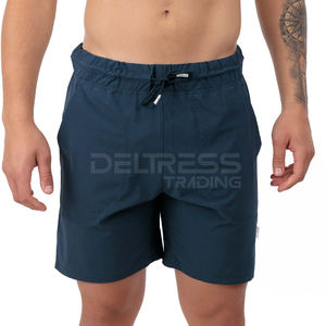 2025 Comfort Casual Elastic Waistband Gym <b>Shorts</b> for Men Spandex Bodybuilding Sportswear with Pattern <b>Decoration</b> Wholesale Price - Product Image 3