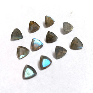 Labradorita azul de 8x8mm, trillón facetado de 1,6 CTS, ewelry - Product Image 4