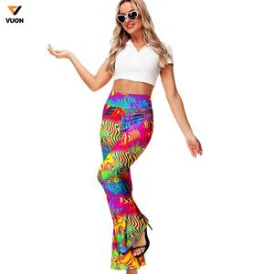 Pantalones acampanados de venta directa de fábrica de alta calidad, fabricante de Pakistán, gran oferta, pantalones acampanados transpirables de moda para mujer - Product Image 1