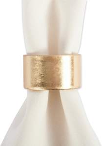 Ensemble de 6 anneaux de serviette triangulaires dorés modernes, design géométrique contemporain pour une mise en place de table chic et minimaliste - Product Image 3