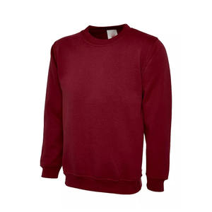 Pull de rue imprimé 100% coton sweat uni col rond manches longues polaire col rond sweat hommes - Product Image 4