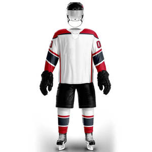 Uniforme de hockey sobre hielo para hombres hecho a medida de alta calidad cómodo con logotipo impreso sublimado Oem Team Kit para adultos - Product Image 1