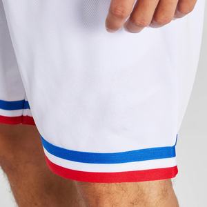 Pantalones cortos deportivos para correr de hombre de doble capa de color sólido personalizados, pantalones cortos de gimnasio 2025 de alta calidad para hombre - Product Image 4