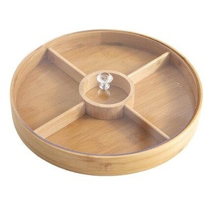 Caja moderna de madera para servir chocolate con tapa de latón de dos capas organizador dulce para regalo de boda y Eid - Product Image 3