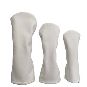 Housses de tête de club de golf vierges en gros, couleur personnalisée, cuir noir, service OEM ODM, fabrication sur mesure, durables, logo personnalisé, haute qualité - Product Image 4