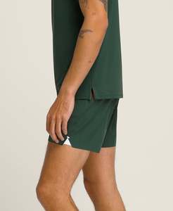 Nouveau short de tennis Performance à la mode pour hommes, confortable, respirant, écologique, imperméable, en polyester, teint uni - Product Image 4