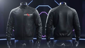 Chaqueta de Cuero para Hombre, Nueva Moda de Invierno, Cuello Alto, Logotipo Frontal, Impermeable, Transpirable, de Alta Calidad, Personalizable, Tinte Liso - Product Image 3