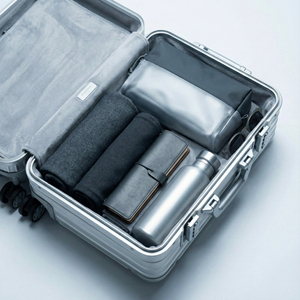 Neceser <span class=keywords><strong>de</strong></span> Viaje Impermeable Personalizado <span class=keywords><strong>de</strong></span> Nailon Mate y PVC Esmerilado, Organizador <span class=keywords><strong>de</strong></span> Cosméticos con Cremallera para Hombre - Product Image 5