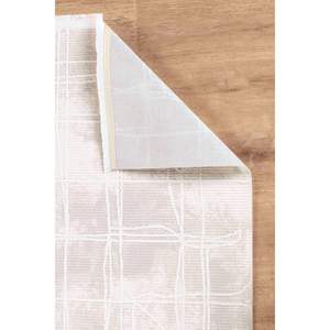 Vola 2909 Cream Dust-Proof Modern Rectangle Pattern Polypropylene Carpet Machine Made Straight Fringe Soft Area <b>Rugs</b> <b>Sets</b> - Product Image 3