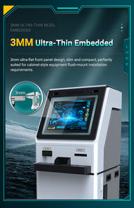 מחשב תעשייתי משולב הכל באחד, עמיד למים בתקן IP65, בגודל 10.1 אינץ', ביחס רוחב-גובה 16:10, מעבד I3/i5/i7 דור 8, זיכרון 8GB DDR4, כונן SSD בנפח 128GB, מערכת הפעלה Win10/11, מסך מגע. - Product Image 2