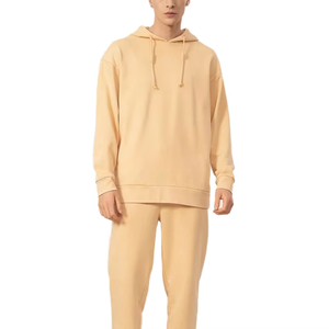 Sudaderas con Capucha de Invierno Personalizadas 100% Algodón para Hombre OEM 2 Piezas Bolsillo Extra Grande Tela de Alta Calidad Venta al por Mayor - Product Image 3