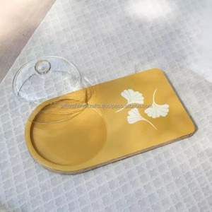 ชุดที่ให้บริการประกอบด้วยถาดเสิร์ฟกาแฟทำจากไม้อะคาเซียสแตนเลสเกรดพรีเมี่ยมในราคาไม่แพงด้วยงานฝีมือสุดหรู - Product Image 3