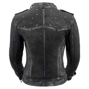 Chaquetas de cuero ajustadas para hombre superventas, chaqueta de lona rellena de algodón para mujer al por mayor de invierno, patrón sólido de punto - Product Image 3