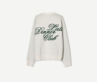 Pull en Maille Oversize Homme 100% Coton Style Décontracté, Personnalisable avec Logo et Marque en Jacquard