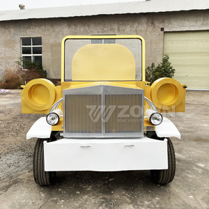 Coche fúnebre eléctrico Retro de lujo manejable, coche fúnebre de acero de 4 ruedas con remolque de caballos, coche fúnebre eléctrico elegante - Product Image 5