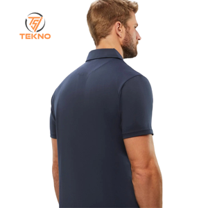 <b>Men's</b> 100% Cotton for <b>Polo</b> T-<b>Shirts</b> High Quality Short Sleeve Knitted Fabric Breathable Custom Logo Printed Plain Casual Plus - Product Image 3