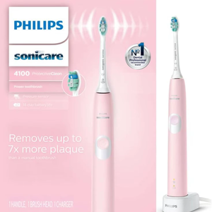 Brosse à dents électrique rechargeable Philips Sonicare HX3411/04 DailyClean 1100 pour adultes, blanche avec accessoires - Product Image 4