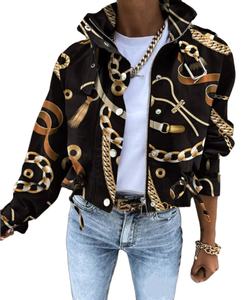 Femme Veste Vêtements Streetwear Automne & hiver Elégant Slim Col Rond Solide Poche Bouton Design Manches Longues - Product Image 4