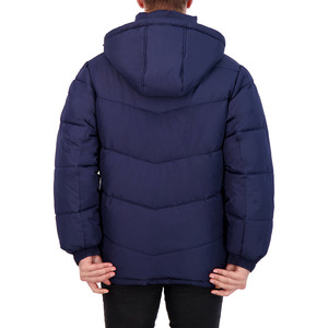Chaqueta Larga Acolchada para Hombre, Ropa de Invierno, Diseño Personalizado OEM, Chaqueta Larga Acolchada Impermeable de Poliéster para Hombre - Product Image 4
