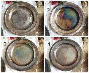 Assiette de service chargeur plaqué argent Excellente qualité Mariages Banquets Fine Dining Events Elegant Fancy Snacks Compatible PP PC - Product Image 4