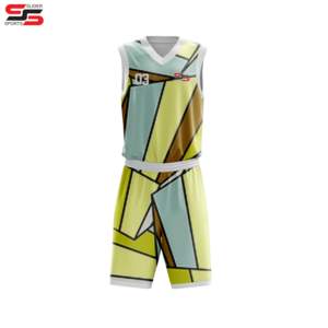 Uniforme de basket-ball à séchage rapide en polyester Uniforme de basket-ball pour hommes Vêtements de sport de haute qualité sublimés en gros - Product Image 3