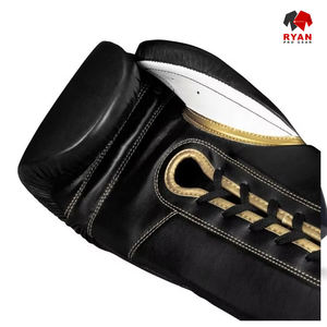 Entraînement au combat Arts martiaux Confortable Professionnel en cuir Conception de logo personnalisé Gants de boxe personnalisés - Product Image 1
