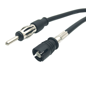 カーアンテナケーブル車両AMFMラジオアンテナRAKURASTII2メス-DINオスコネクタ同軸ケーブル - Product Image 1