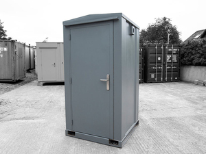 Inodoro Portátil de Plástico, Diseño Moderno, Resistente, para Uso en Exteriores y Lugares Públicos, Gris y Blanco - Product Image 4