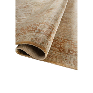 Alfombra de Seda Anudada a Mano con Diseño Floral Gulmarg, Rectangular, Roja y Naranja, para Sala de Estar, Modelo Puzzle-ASL-1505 - Product Image 2