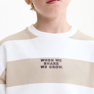 เสื้อสเวตเชิ้ตเด็กผู้ชาย คอกลม ลายทาง ผ้าคอตตอนผสม สำหรับผู้ซื้อขายส่งจำนวนมาก แขนยาว / ราคาถูก เสื้อผ้าลำลอง - Product Image 2