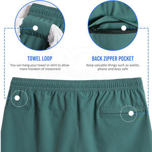 High Street Style Pantalones cortos atléticos para hombres Nuevo diseño 100% algodón Calidad Premium Jersey liso Patrón sólido Pantalones cortos atléticos - Product Image 5