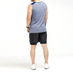Nouveau design, tissu respirant à séchage rapide, débardeur uni pour homme, prix de gros pour l'entraînement, sport, décontracté - Product Image 3