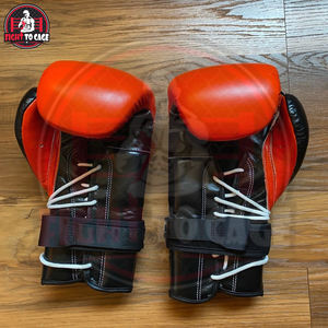 Gants de boxe en cuir durables à doigts entiers, avec rembourrage en mousse multicouche, respirants et anti-humidité, personnalisables avec logo (2026) - Product Image 3