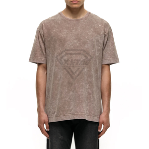 เสื้อยืดสีพื้นสำหรับผู้ชายและผู้หญิงเสื้อยืดผ้าฝ้าย100% แขนสั้นคอกลมเสื้อโอเวอร์ไซส์ธรรมดา - Product Image 6