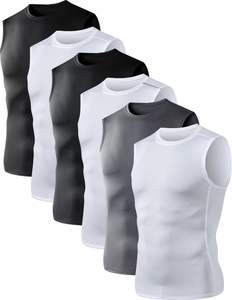 Camiseta sin mangas informal para hombre, novedad, algodón elástico básico, ajuste al por mayor, gran oferta - Product Image 5