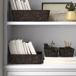 Decorative Wicker <b>Basket</b> Handmade <b>Woven</b> <b>Basket</b> for Home Decor - Product Image 1