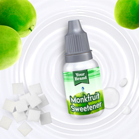 Livraison rapide, édulcorant riche en antioxydants, adapté au régime cétogène, à base de fruit du moine, utilisation pour les boissons et les smoothies, sans calories